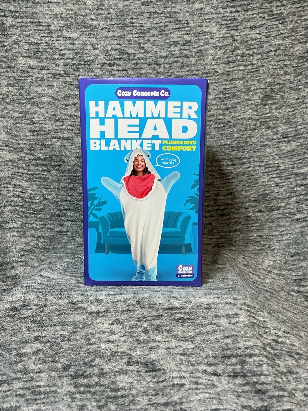 COZY WEARABLE BLANKET HAMMERHEAD  SHARK